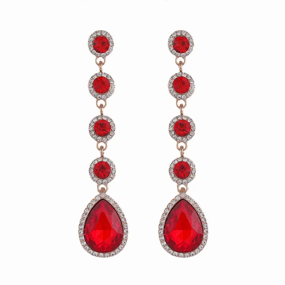 Boucles d'oreille Sang de Grenat Bijoux Paradise