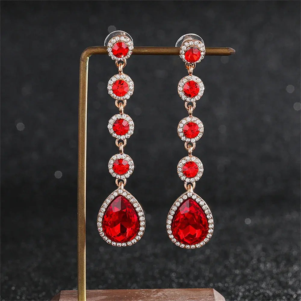 Boucles d'oreille Sang de Grenat Bijoux Paradise