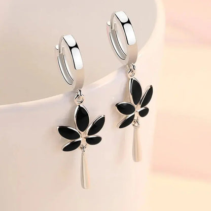 Boucles d'oreilles Fleur de Jais Bijoux Paradise