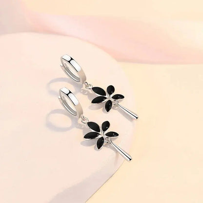 Boucles d'oreilles Fleur de Jais Bijoux Paradise