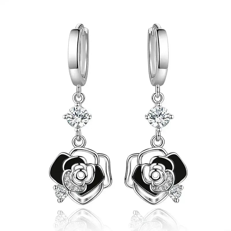 Boucles d'oreilles Minuit Étincelant Bijoux Paradise