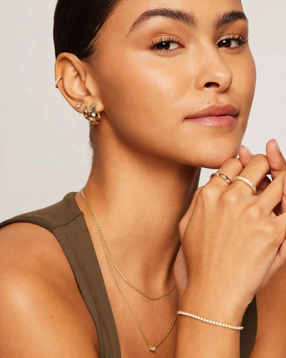 Boucles d'oreilles Vibration Dorée Bijoux Paradise