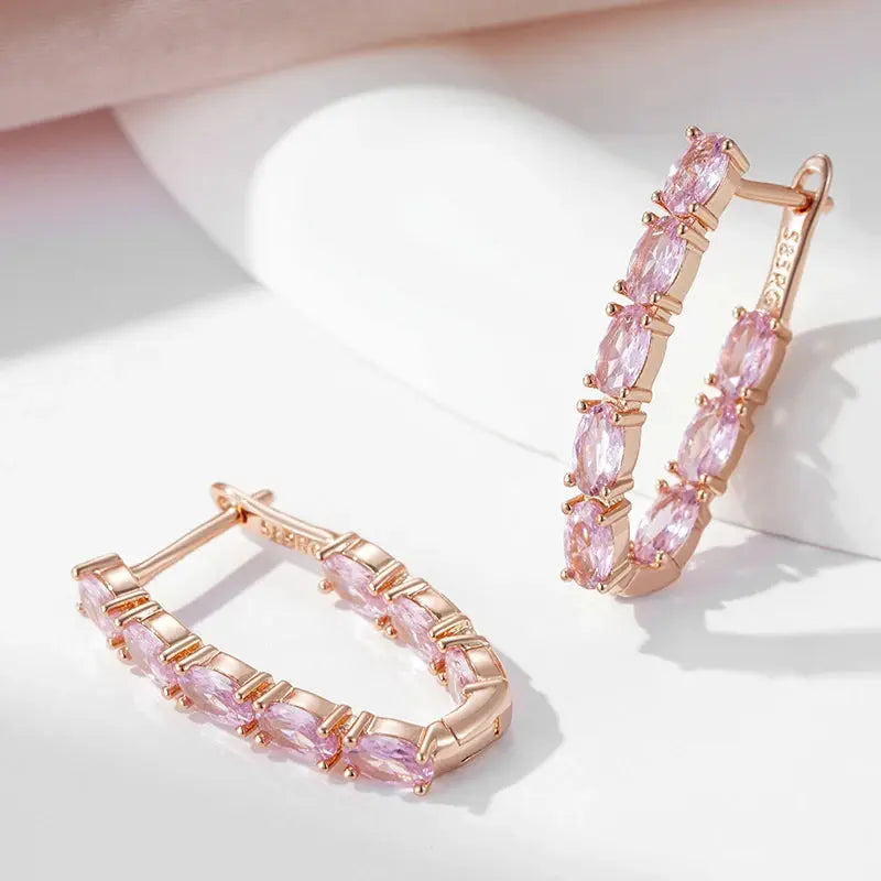 Boucles d'oreille Rose Antique Bijoux Paradise