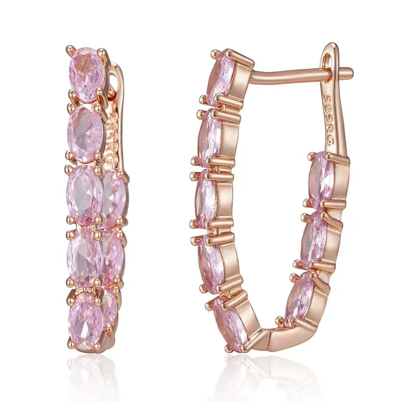 Boucles d'oreille Rose Antique Bijoux Paradise