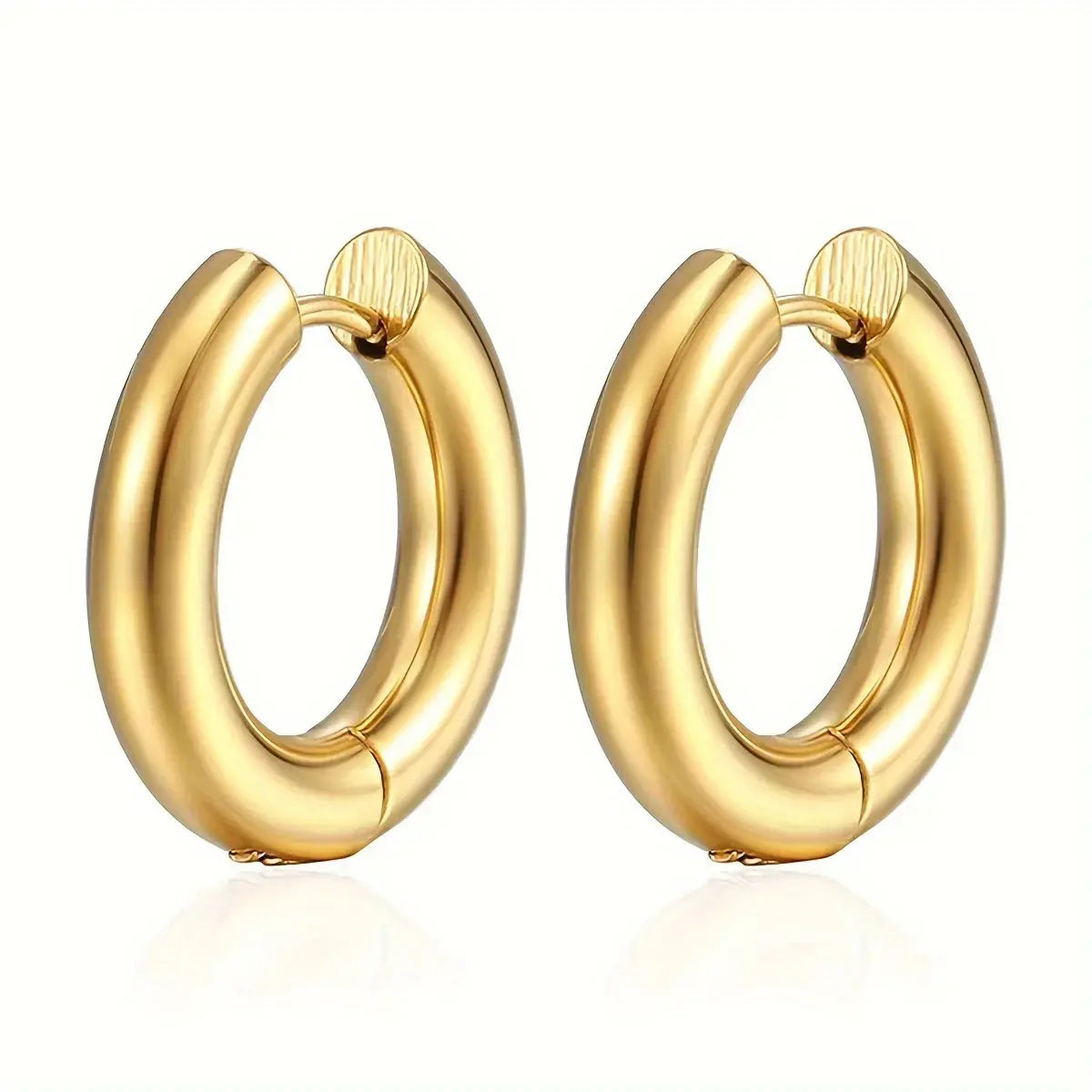 Boucles d'oreille Homme Anneau Halo Minimaliste Bijoux Paradise