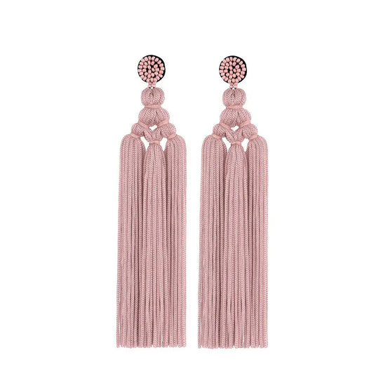 Boucles d'oreille Flamme Carmin Rose Bijoux Paradise