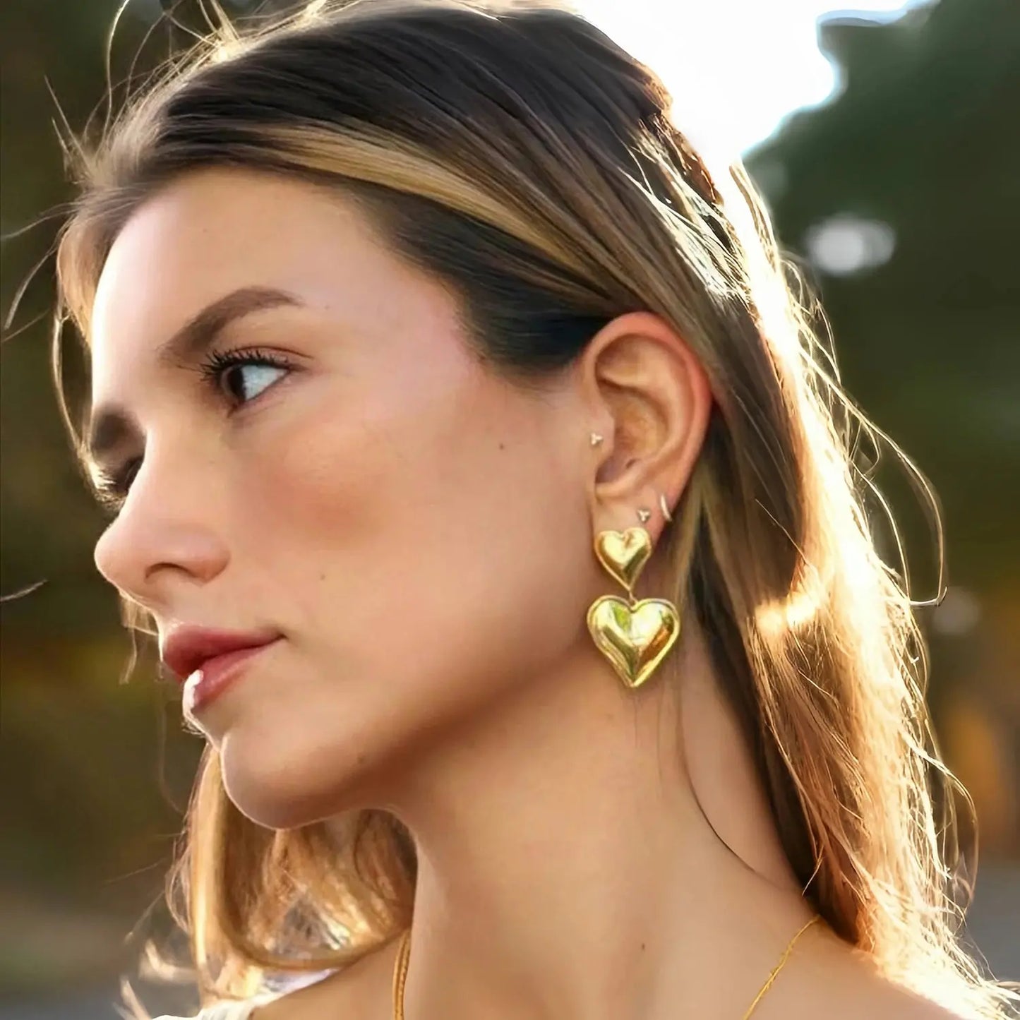 Boucles d'oreille Pendante Romance Baroque Bijoux Paradise