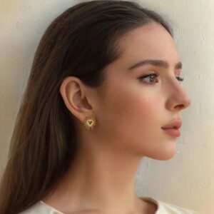 Boucles d'oreilles Aura du Cœur Bijoux Paradise