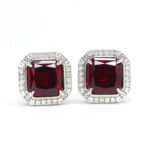Boucles d'oreilles Carré Majestueux Bijoux Paradise