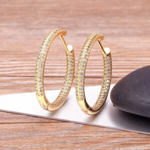 Boucles d'oreilles Cercle d’Or Bijoux Paradise