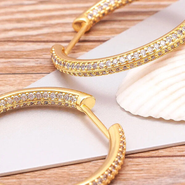 Boucles d'oreilles Cercle d’Or Bijoux Paradise