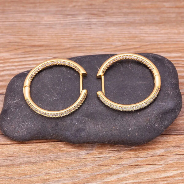 Boucles d'oreilles Cercle d’Or Bijoux Paradise