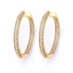 Boucles d'oreilles Cercle d’Or Bijoux Paradise
