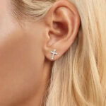 Boucles d'oreilles Croix Majestueuse Bijoux Paradise