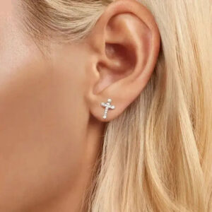 Boucles d'oreilles Croix Majestueuse Bijoux Paradise