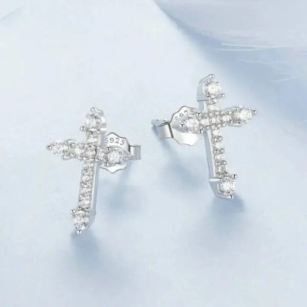 Boucles d'oreilles Croix Majestueuse Bijoux Paradise