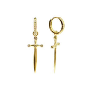 Boucles d'oreilles Croix Royale Bijoux Paradise