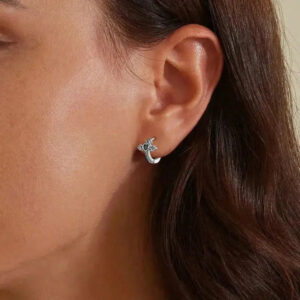 Boucles d'oreilles Croix de Minuit Bijoux Paradise
