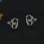 Boucles d'oreilles Croix de Minuit Bijoux Paradise