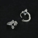 Boucles d'oreilles Croix de Minuit Bijoux Paradise