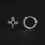 Boucles d'oreilles Croix de Minuit Bijoux Paradise