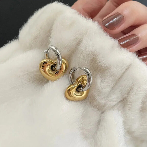 Boucles d'oreilles Déclaration Dorée Bijoux Paradise