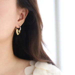 Boucles d'oreilles Déclaration Dorée Bijoux Paradise