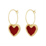 Boucles d'oreilles Fascination Rouge Bijoux Paradise