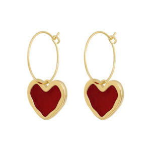 Boucles d'oreilles Fascination Rouge Bijoux Paradise