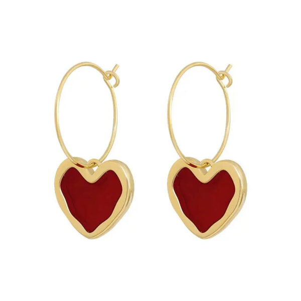 Boucles d'oreilles Fascination Rouge Bijoux Paradise