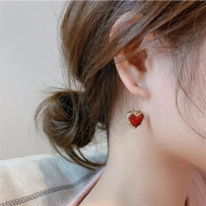 Boucles d'oreilles Fascination Rouge Bijoux Paradise
