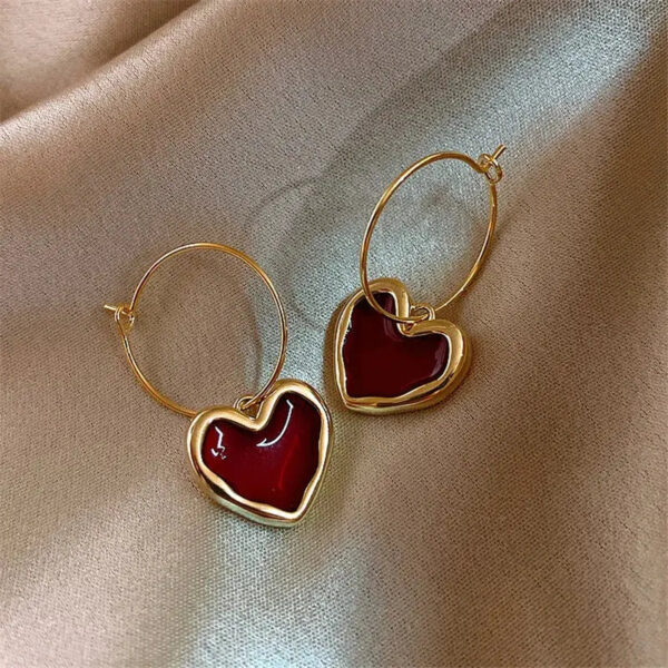Boucles d'oreilles Fascination Rouge Bijoux Paradise