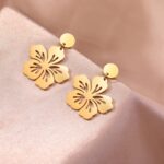 Boucles d'oreilles Fleur Bohème Bijoux Paradise