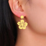 Boucles d'oreilles Fleur Bohème Bijoux Paradise