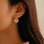 Boucles d'oreilles Fleur Impériale Bijoux Paradise