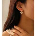 Boucles d'oreilles Fleur Impériale Bijoux Paradise