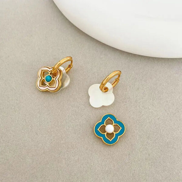 Boucles d'oreilles Fleur Impériale Bijoux Paradise