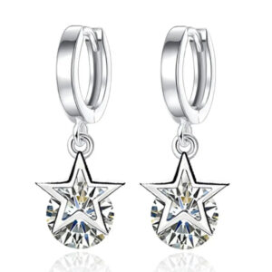 Boucles d'oreilles Infini Brillant Bijoux Paradise