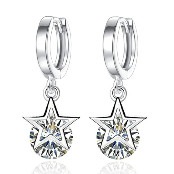 Boucles d'oreilles Infini Brillant Bijoux Paradise