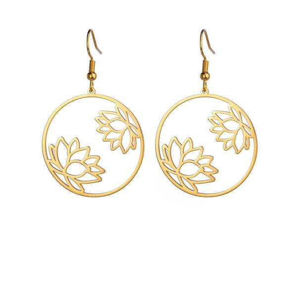 Boucles d'oreilles Lotus Brillant Bijoux Paradise