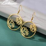 Boucles d'oreilles Lotus Brillant Bijoux Paradise
