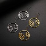 Boucles d'oreilles Lotus Brillant Bijoux Paradise
