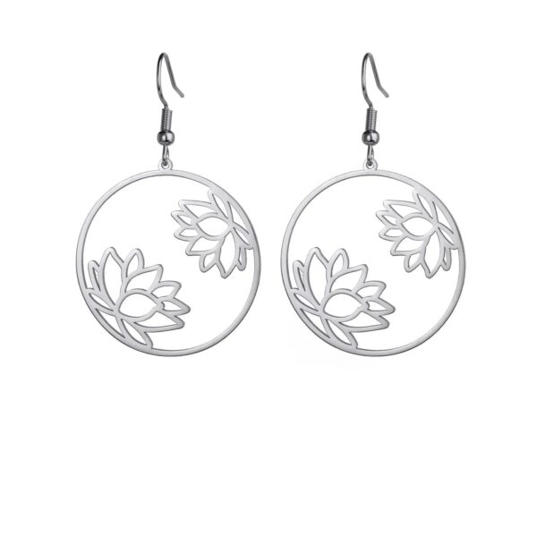 Boucles d'oreilles Lotus Brillant Bijoux Paradise