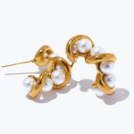 Boucles d'oreilles Lueur Entrelacée Bijoux Paradise