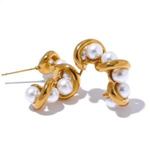 Boucles d'oreilles Lueur Entrelacée Bijoux Paradise