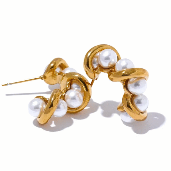 Boucles d'oreilles Lueur Entrelacée Bijoux Paradise