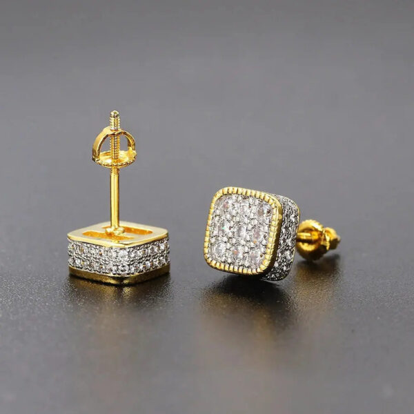 Boucles d'oreilles Lumière Cubique Bijoux Paradise