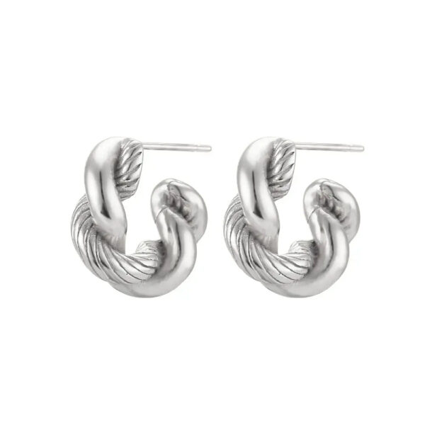 Boucles d'oreilles Or Enlacé Bijoux Paradise