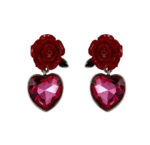 Boucles d'oreilles Passion Écarlate Bijoux Paradise