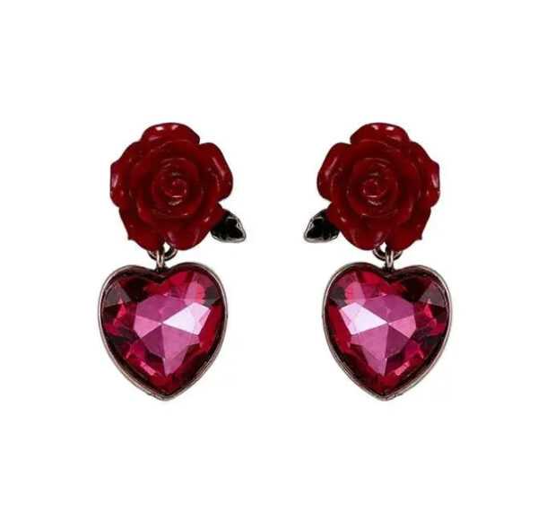 Boucles d'oreilles Passion Écarlate Bijoux Paradise
